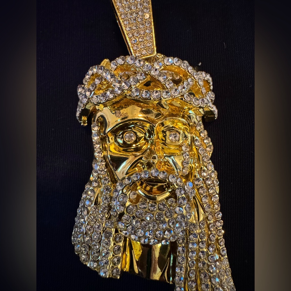 Gold and Silver Men's Pendant